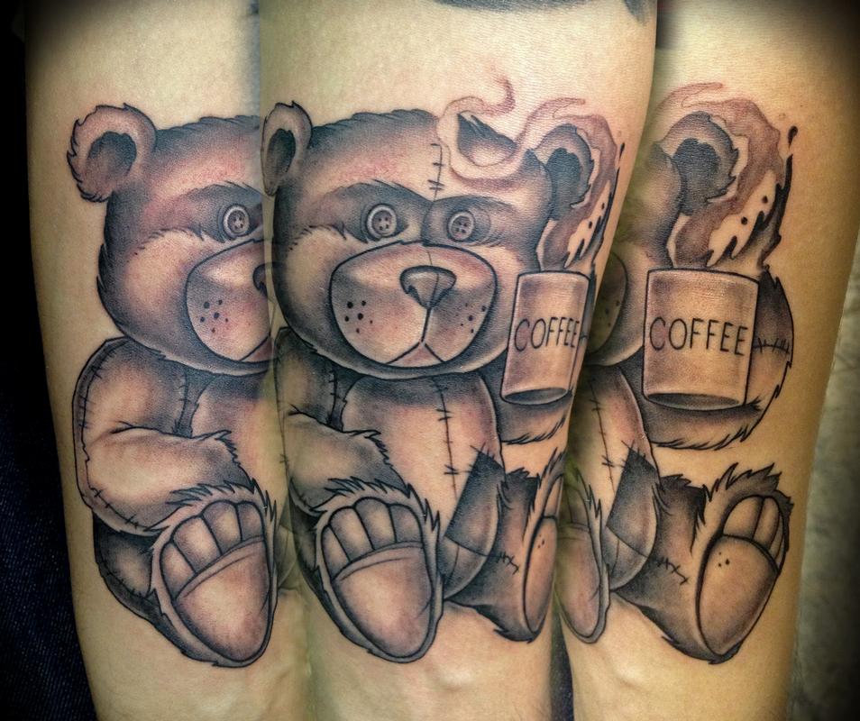 Childhood teddy bear tattoo  Tattoogridnet