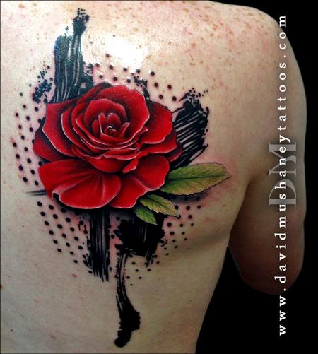 ALL DAY Tattoo BKK - Minimalist abstract rose piece by the Quiet Assassin  Tum | Facebook