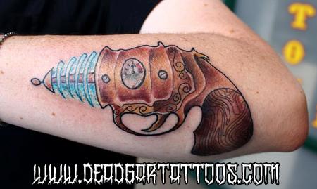 Gun Temporary Tattoo (Set of 3) – Small Tattoos