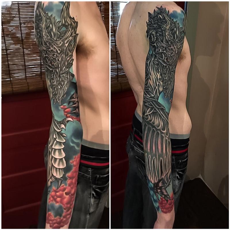 Dragon Sleeve by Joshua Nordstrom: TattooNOW