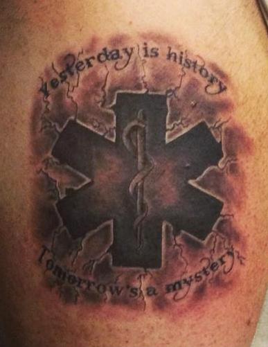 Star of Life Temporary Tattoo  Designs by Custom Tags