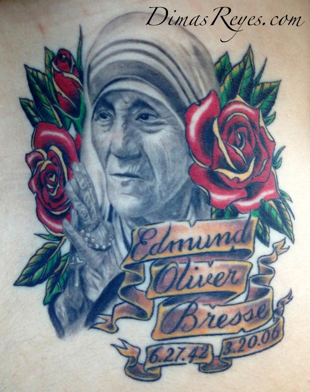 Mother Teresa tattoo inkmagazine tatuajes tatuazhe besmir alb gr  tatuajes tatuazhe kosovo kosovo besmirtattoo albania  albaniantattoo  By Besmir Tattoo  Facebook