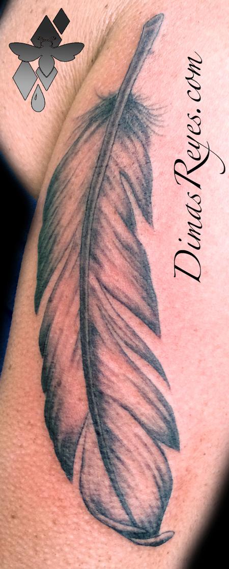 Feather Temporary Tattoo, Feather Tattoo Black Feather Tattoos