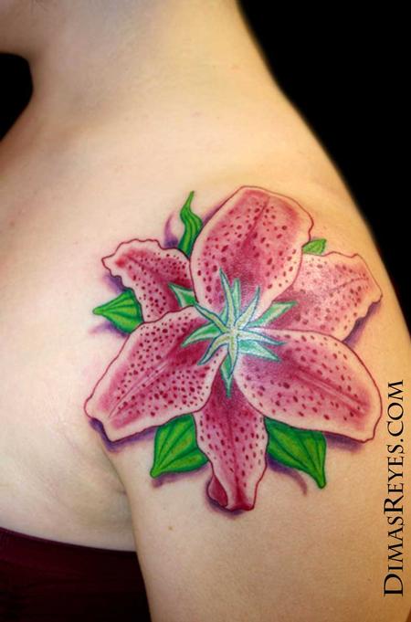 Free Black And White Lily Tattoo Download Free Black And White Lily Tattoo  png images Free ClipArts on Clipart Library