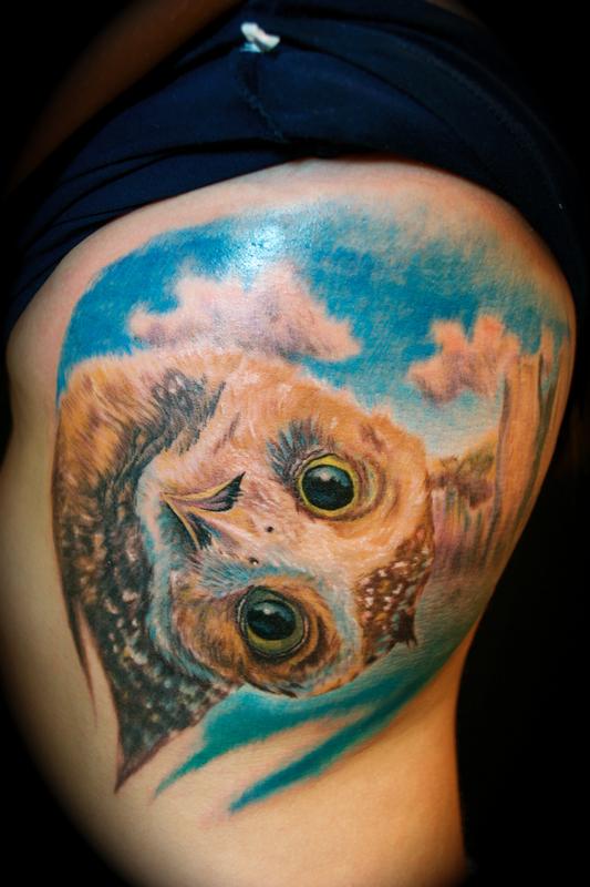 Digger Burrowing Owl By Ryan El Dugi Lewis Tattoonow