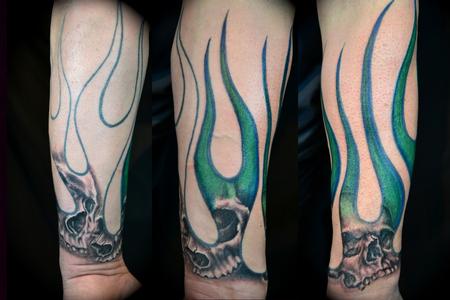 Fire tattoo, Flame tattoos, Arm sleeve tattoos