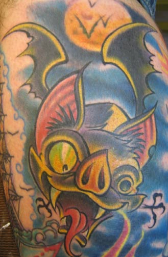 Bat tattoos