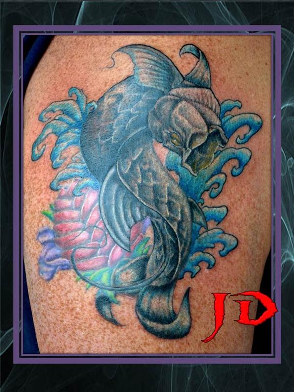 The Art of Angling by Andrea Larko  Coloring up the grandslam tattoo  design zentangle fishart flyfishing tarpon permit bonefish  Facebook