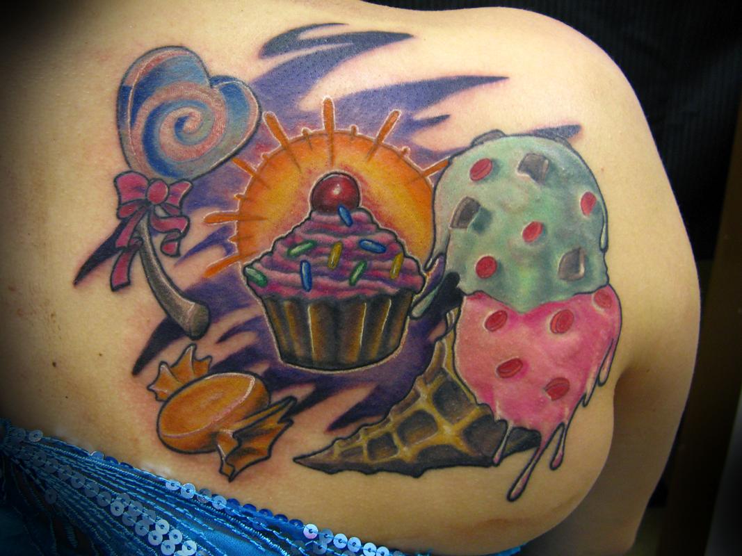 Food Tattoos  Cupcake Tattoos  Candy Tattoos  Inked Magazine
