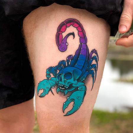 tattoos/ - Neotraditional Scorpion - 144159