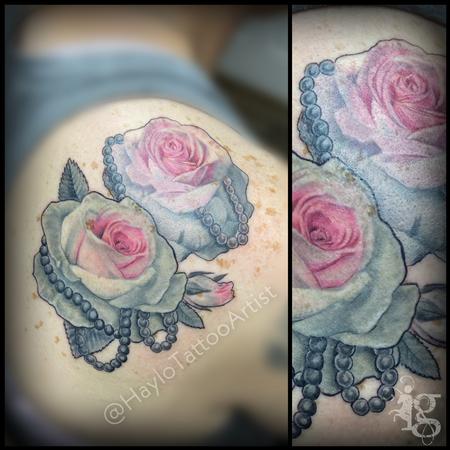 Red rose tattoo by Cara Hanson. Tattoosbycara.com | Red rose tattoo, Best  tattoo designs, Rose tattoos for women