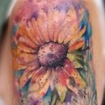 Tattoos - Sunflower Watercolor tattoo by Haylo - 141594