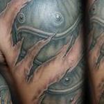 Tattoos - 3D skin rips & armor tattoo by Haylo  - 141162