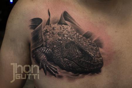 Lizard Tattoo Machine Embroidery Design by Letz Rock 9 - Etsy
