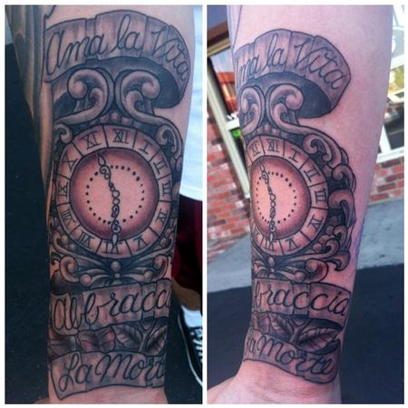 Clock Tattoo Designs | TattooMenu