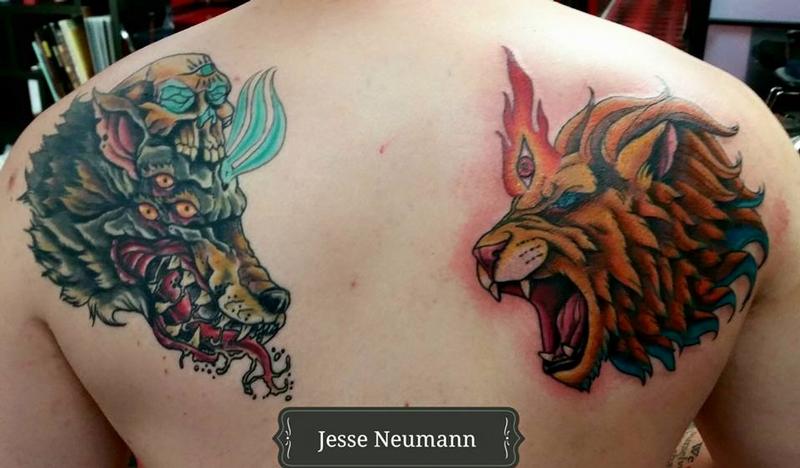 Lion vs Wolf tattoo by Blaze wwwfacebookcomzentattoozagreb  Tattoos  Color tattoo I tattoo