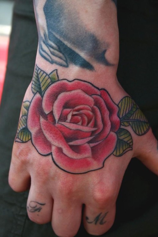 Download Dazzling Black Rose Hand Tattoo Wallpaper  Wallpaperscom