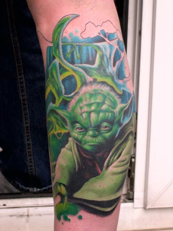 Latest Yoda Tattoos