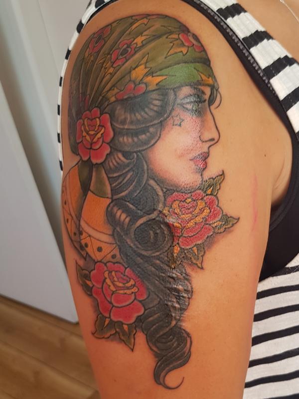 Bold and Colourful Neotraditional Tattoo Designs by Holly Dixon
