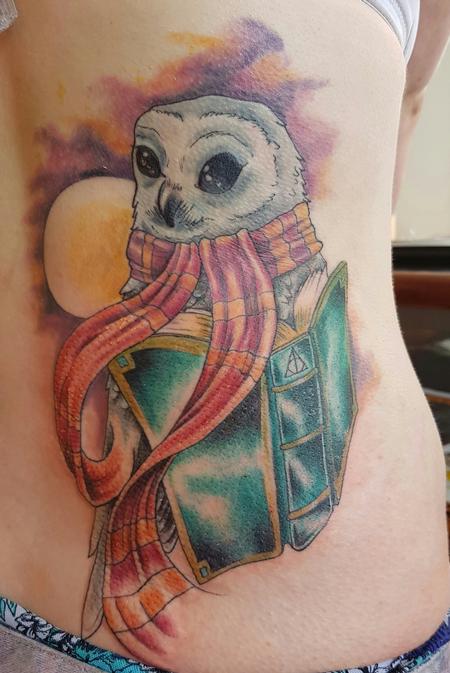 Harry Potter Hedwig Tattoo