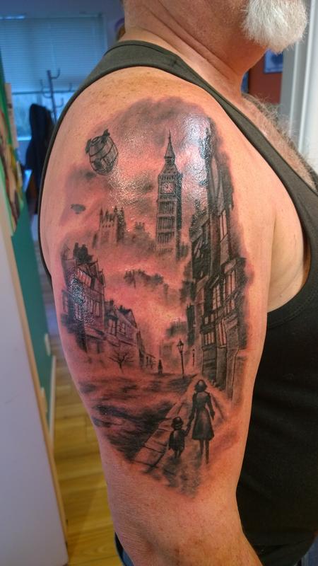 20+ Awesome Big Ben Sleeve Tattoos