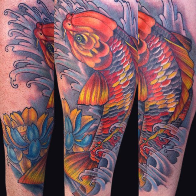 Koi Fish Tattoo by Katelyn Crane: TattooNOW