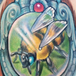 Tattoos - Bee in a frame tattoo - 92154