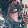 Tattoos - Buddha and cherry blossom tattoo - 99043