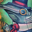 Tattoos - Dapper hammerhead shark - 94404