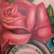 Tattoos - Pocket Watch and Rose Tattoo - 74003