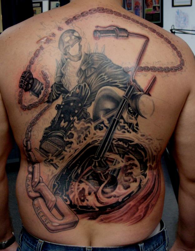 Top 10 Ghost Rider Tattoo Design Ideas  Tattoo Twist