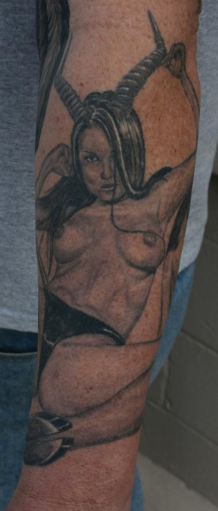Sexy Women Tattoo Photo Gallery - Sexy Devil by Larry Brogan : Tattoos
