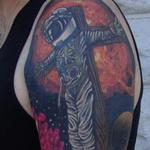 Astronaut Jesus Sleeve Tattoo Design Thumbnail