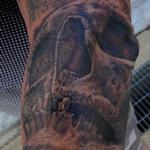 Underbite Skull Tattoo Design Thumbnail