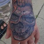 Skully Hand Tattoo Design Thumbnail