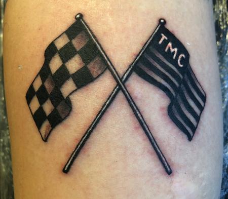 Share more than 181 checkered flag tattoo latest