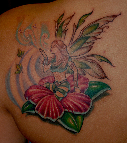 fairy and flower tattooTikTok Search