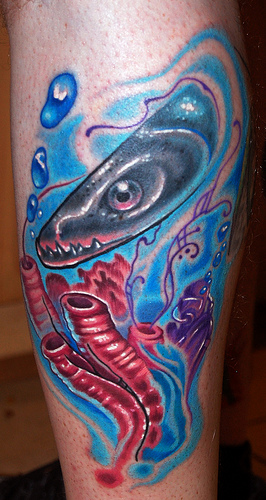 Scuba Diving TRex by Scott Olive  Tattoos