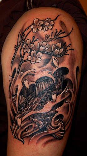 Koi Fish Tattoo Designhand Drawn Koi Stock Vector Royalty Free 1079659742   Shutterstock