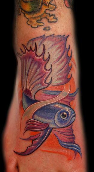 Swimming in the Deep Fantastic Fish Tattoos  Tattoodo