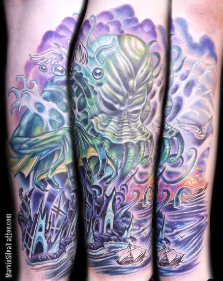 cthulhu tattoo | plain old available light pic | George Grayson | Flickr