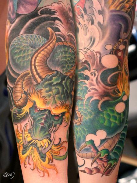Kaido tattoo | Tatuagem braço, Tatuagem arte, Tatuagem
