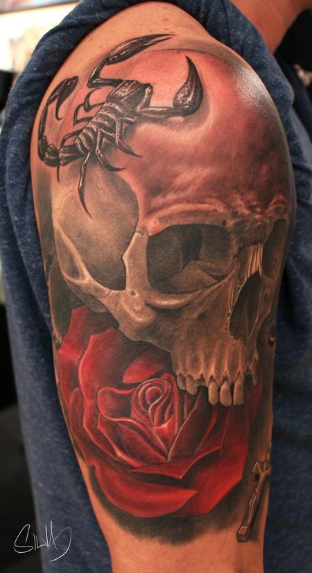 Art Immortal Tattoo  Tattoos  Flower  Scorpion
