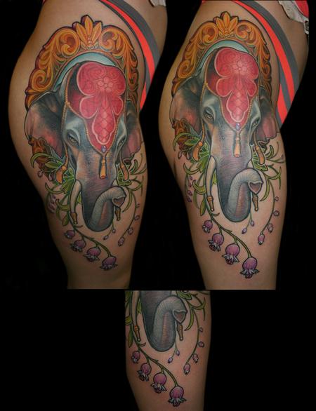 18 top elephant thigh tattoo meaning ideas in 2024