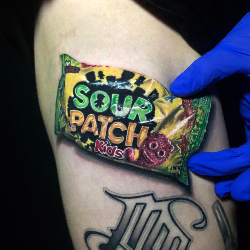 Painted Lotus Tattoo on Instagram Sour Patch Kids hangin out     emilyshoichet paintedlotustattoo yyjtattoo yyj sourpatchkids details  hanginout candytattoo