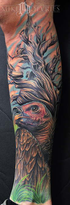 Vulture tattoo by Unmei-Wo-Hayamete on DeviantArt