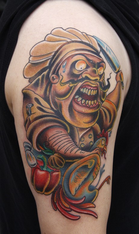 Chef Tattoo by London Reese: TattooNOW