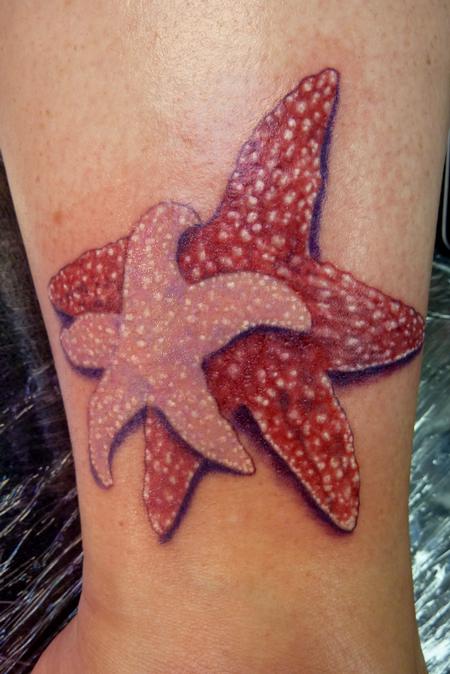 Starfish Temporary Tattoo set of 3 - Etsy