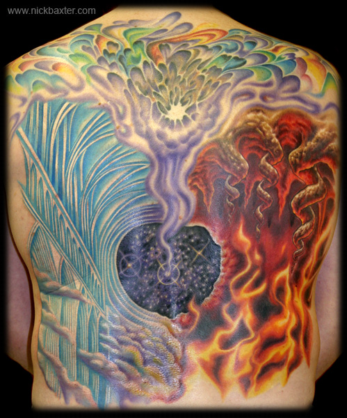 Demon Heaven Hell Sleeve Tattoo by Jackie Rabbit  a photo on Flickriver