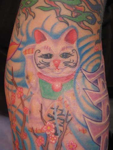 Celebrity Lucky Cat Tattoos | Steal Her Style